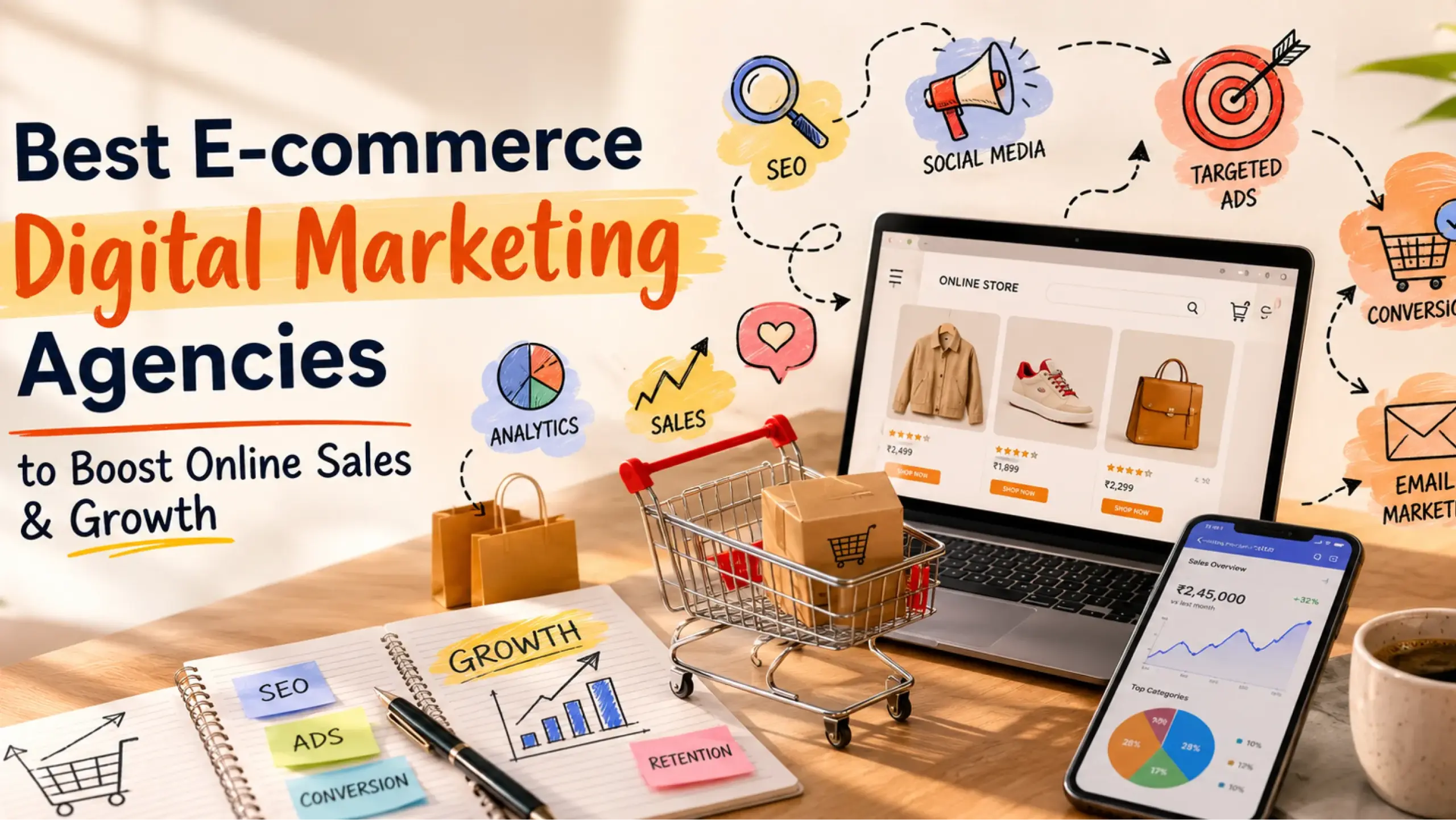 Best E-commerce Digital Marketing Agencies to Boost Online Sales & Growth